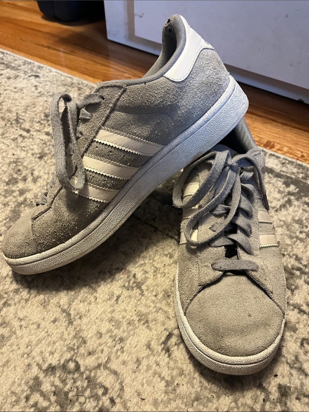 adidas Light Gray Athletic Sneakers